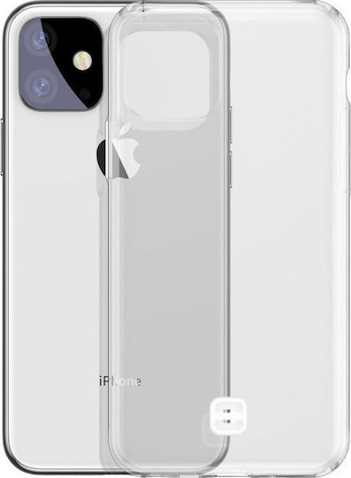 Baseus Transparent Key Back Cover Σιλικόνης με Λουράκι Διάφανο (iPhone 11)