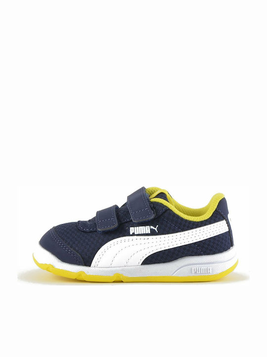 Puma Παιδικό Sneaker Stepfleex 2 με Σκρατς για Αγόρι Navy Μπλε