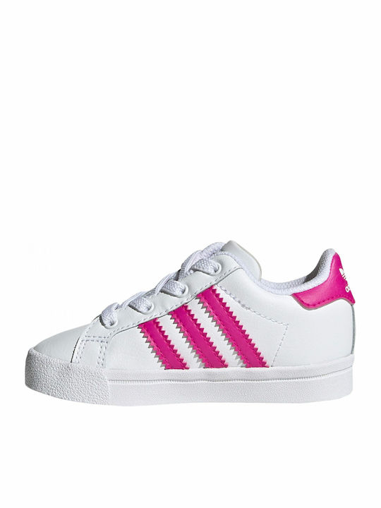 adidas Coast Star El I Cloud White / Shock Pink