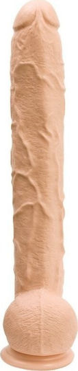 Crystal Jellies Dick Rambone Realistisches Dildo mit Hoden und Saugnapf Fleisch 38cm