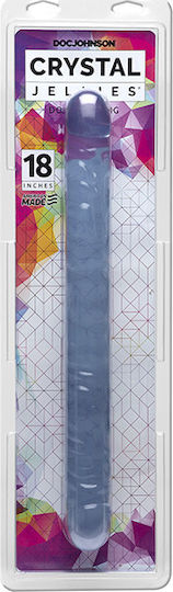 Crystal Jellies Doppeldildo Transparent 46cm