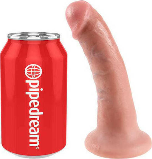 King Cock Ρεαλιστικό Dildo με Βεντούζα Light 15cm