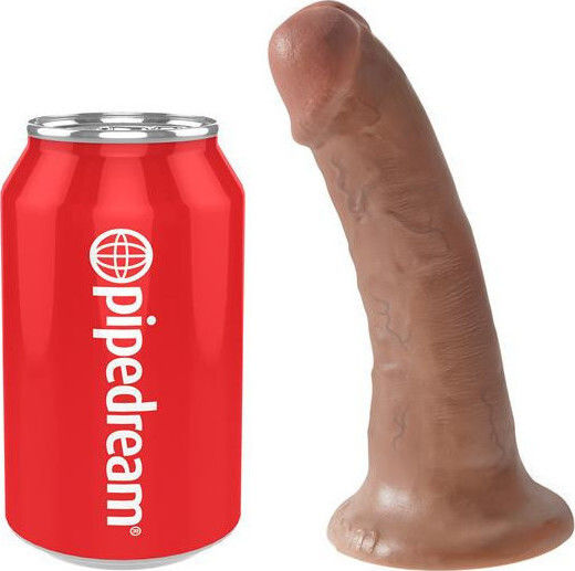 King Cock Ρεαλιστικό Dildo με Βεντούζα Tan 15cm
