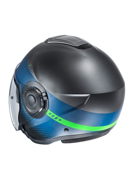 HJC i40 Unova MC4HSF Motorradhelm Jet ECE 22.05 1380gr