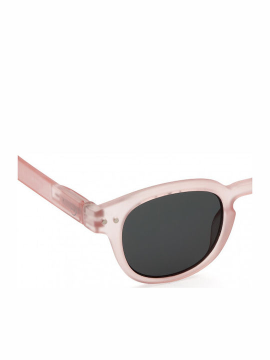 Izipizi #c Τετράγωνα Παιδικά Γυαλιά Ηλίου Pink για 5-10 Ετών