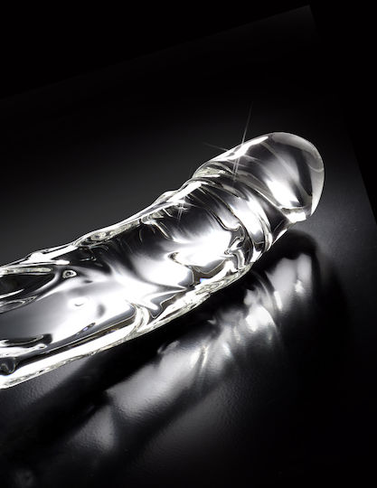 Icicles Icicles No.62 Γυάλινο Dildo Silver 17cm