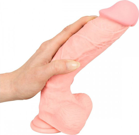 You2Toys Medical Silicone Realistisches Dildo mit Hoden und Saugnapf Fleisch 24cm