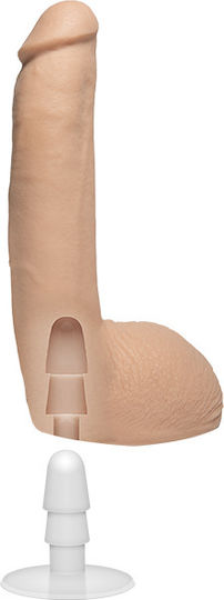 Doc Johnson Signature Cocks Xander Corvus Ultraskyn with Removable Vac-U-Lock Ρεαλιστικό Dildo με Όρχεις και Βεντούζα Flesh 23cm