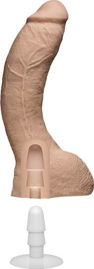 Doc Johnson Signature Cocks Jeff Stryker Ultraskyn with Removable Vac-U-Lock Ρεαλιστικό Dildo με Όρχεις και Βεντούζα Flesh 25cm