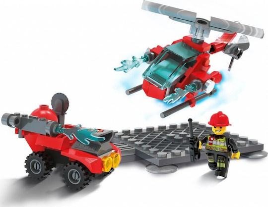 Blocki Bausteine My Fire Brigade 2 in 1 für 6+ Jahre 87Stück KB0851