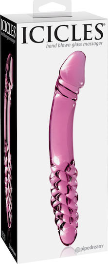 Icicles Icicles No.57 Γυάλινο Dildo Ροζ 23cm
