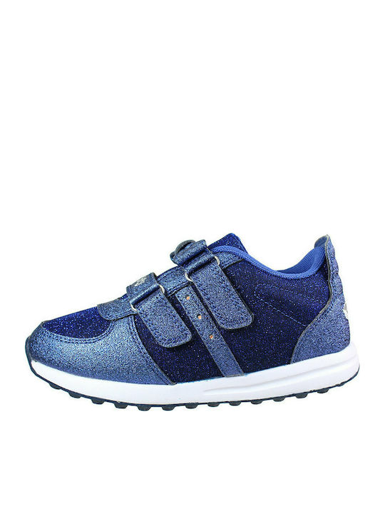 Lelli Kelly Kids Sneakers LK7842 Anatomic with Scratch & Lights Blue LK7842-HE01