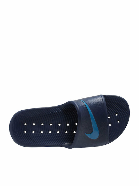Kids' Slides Navy Blue Kawa Shower