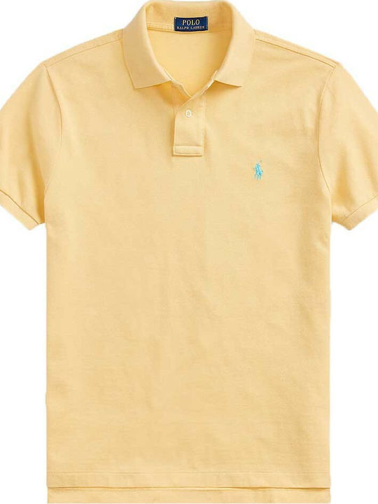 Ralph Lauren Herren Shirt Kurzarm Polo Gelb