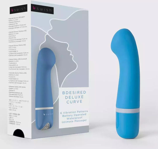 bswish Bdesired Deluxe Curve Classic Vibrator 3.5cm Blue Lagoon