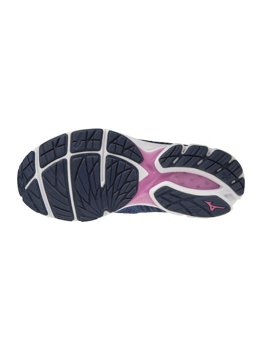 Mizuno Wave Rider WaveKnit 3 Γυναικεία Running Μπλε