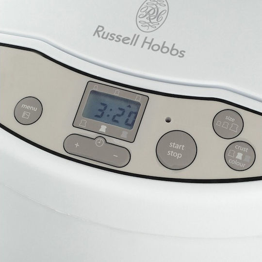 Russell Hobbs Classics Bread Maker 660W with Container Capacity 1000gr and 12 Baking Programs