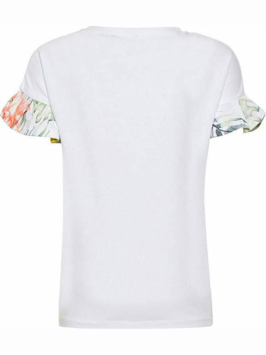 Name It Kids Blouse Short Sleeve White