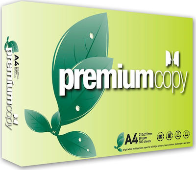 Premium Copy Χαρτί Εκτύπωσης A4 80gr/m² 500 φύλλα