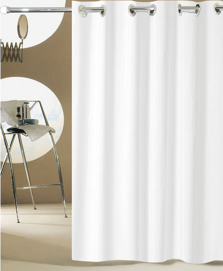 San Lorentzo Solid Duschvorhang Stoff 180x180cm Beige 1030 BEIGE