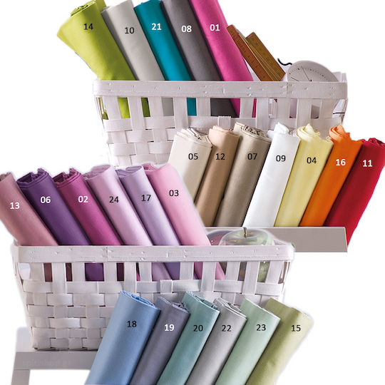Rythmos Bettlaken für Einzelbett mit Gummiband 105x205+25cm. Madonna 11