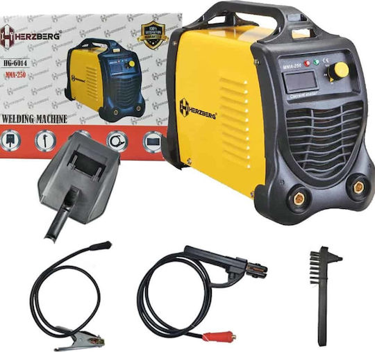Herzberg HG-6014 Welding Machine Inverter MMA with Maximum Welding Current 250A and Duty Cycle 60%