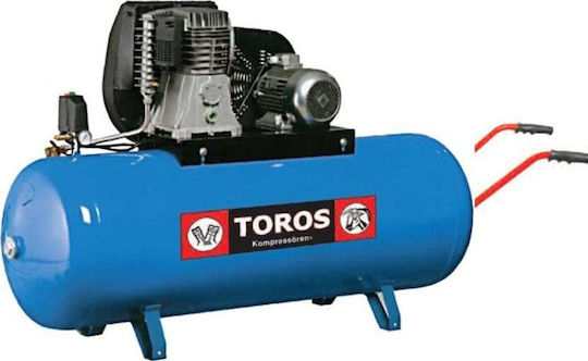 Toros N6-500F-7.5T Trei faze Compresor de aer cu Putere 7.5hp și Rezervor de aer 500lt 602013