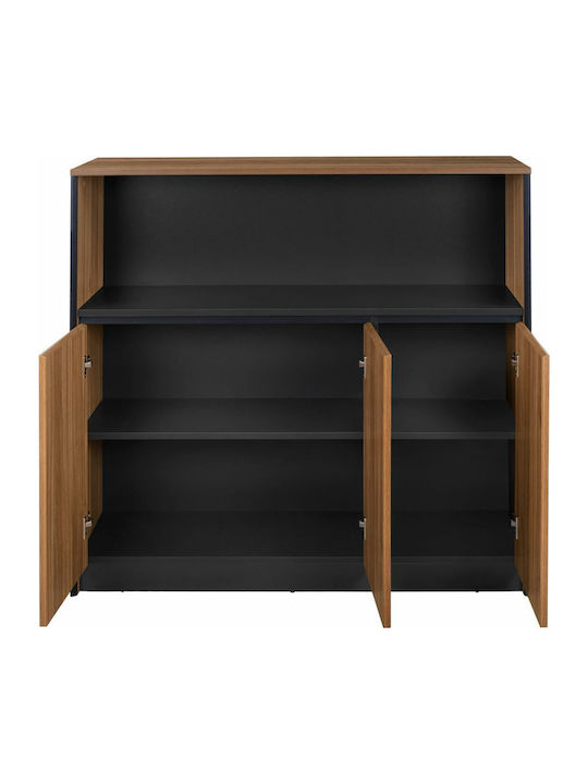 Kabinett Büro Supreme Honey Oak / Grey 120x40x120cm