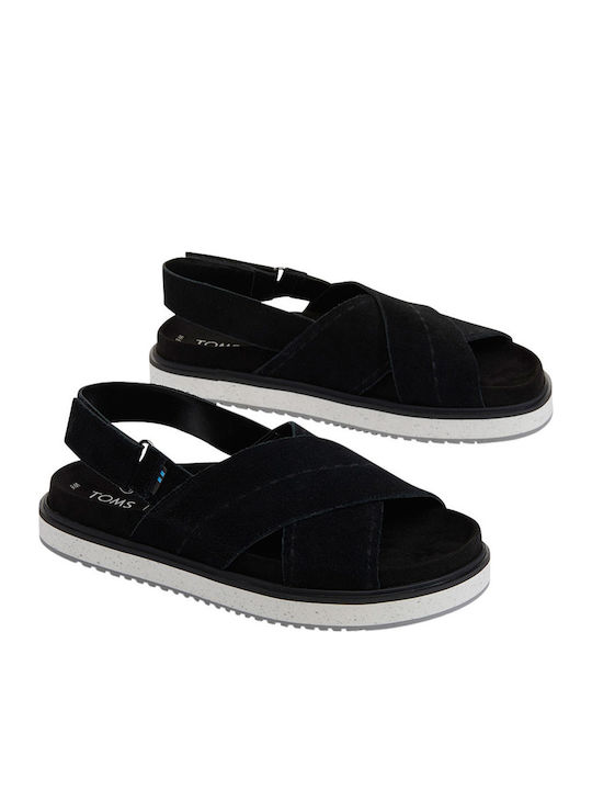Marisa Γυναικεία Σανδάλια Flatforms Μαύρα