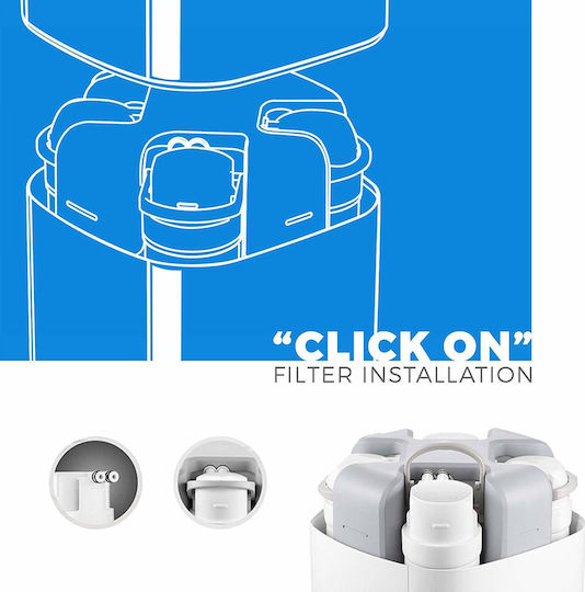 Midea Midea MU136-4-U Wasserfiltrationssysteme Unter der Spüle mit Wasserhahn & Ersatzfilter