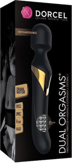 Dorcel Dual Orgasms Vibrator Massage 24cm Black