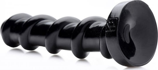Master Cock Mighty Screw Dildo realist Negru 24cm