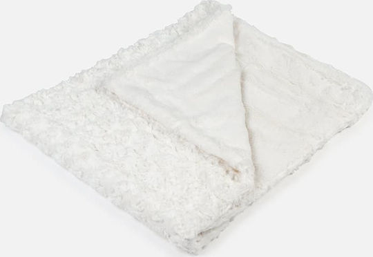 Mayoral Κουβέρτα Αγκαλιάς & Λίκνου Fleece Μπεζ 80x100εκ.