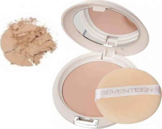 Seventeen Natural Silky Compact Powder Powder 8 Beige SPF15 12gr