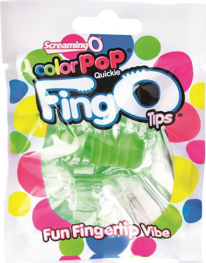 Screaming O Color Pop Fingo Tip Vibrator Finger Green