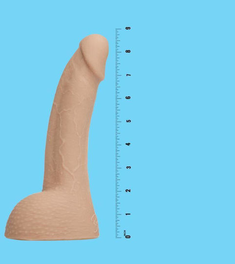 Fleshlight Brent Corrigan Ρεαλιστικό Dildo με Όρχεις Flesh 22cm