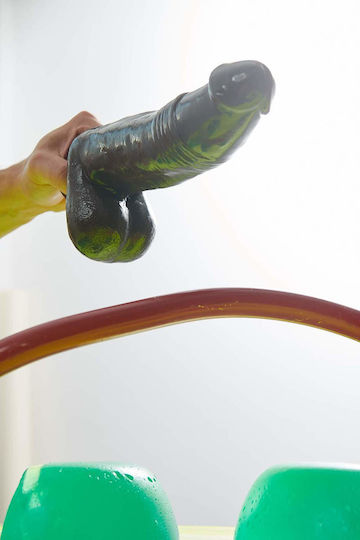 Tom of Finland Break Time Realistic Dildo with Balls and Suction Cup Brown 27cm