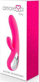 Amoressa Troy Premium Vibrator Kaninchen 20cm Pink