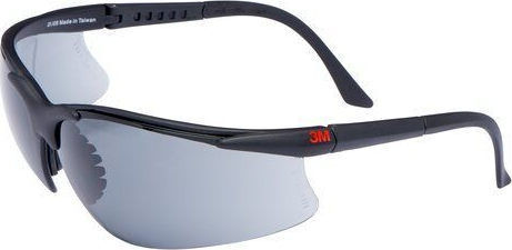 3M Safety Glasses for Protection with Gray Lenses Tinted G 1pcs