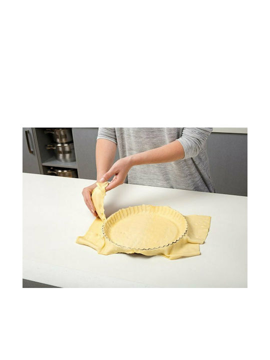 Nava Ceramic Aluminum Tart Baking Pan Terrestrial Burgundy 27x27x3cm
