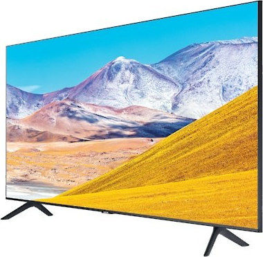 Samsung Smart Τηλεόραση 55" 4K UHD LED UE55TU8072 HDR (2020) UE55TU8072UXXH