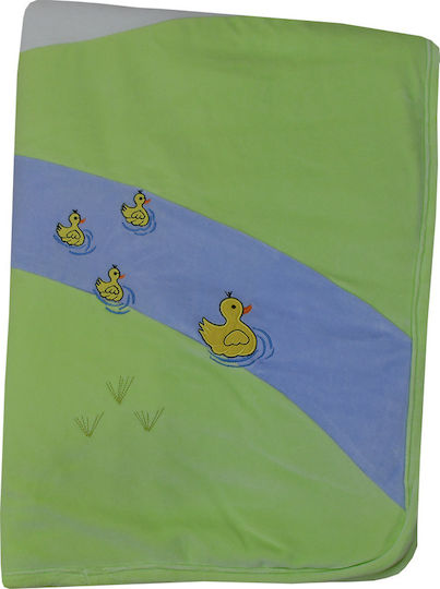 Bebe Stars Pătură Pepinieră Swaddling cu Ursuleț Sheep 90x110 cm