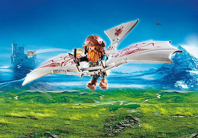 Playmobil Knights Dwarf Flyer for 5+ years old