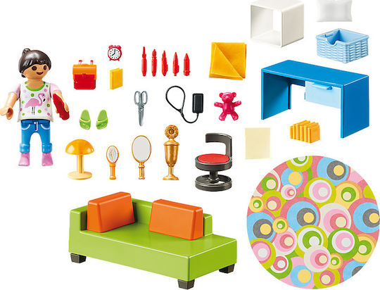 Playmobil Dollhouse Eφηβικό Δωμάτιο για 4 ετών