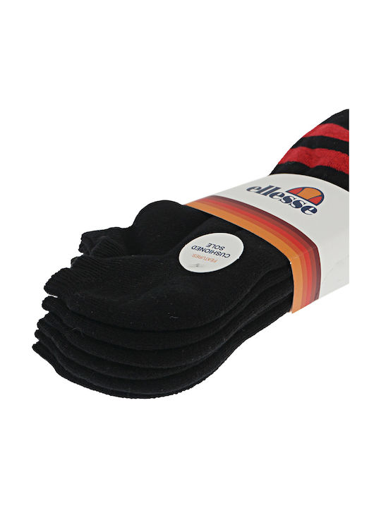 Ellesse Melna SAAC0876 Αθλητικές Κάλτσες Μαύρες 3 Ζεύγη
