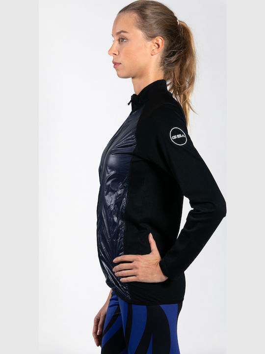 Runner Seamless Jacket Women's Cardigan with Zipper Blue