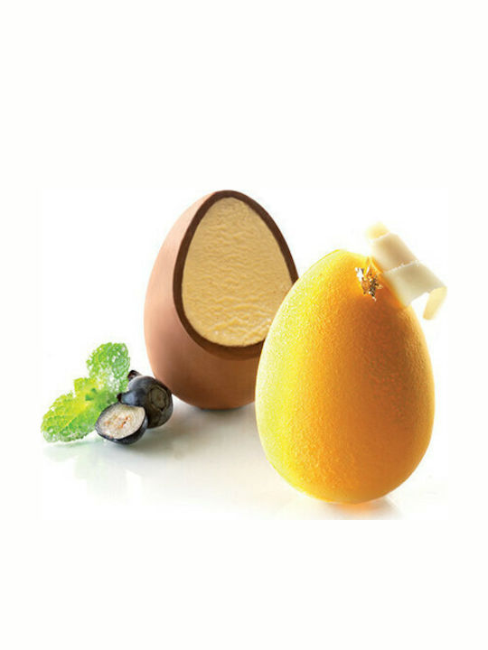 Silikomart No Coating Plastic Chocolates Baking Pan Uovo SM4000 22x16x8cm 055.4000