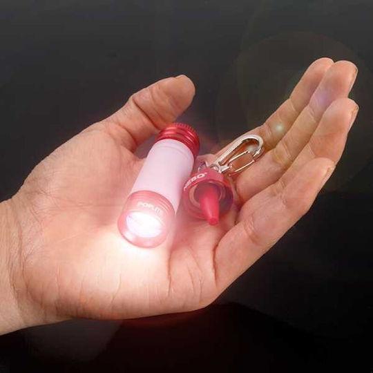 Nebo Keychain Flashlight LED with Maximum Brightness 20lm Poplite Red Red