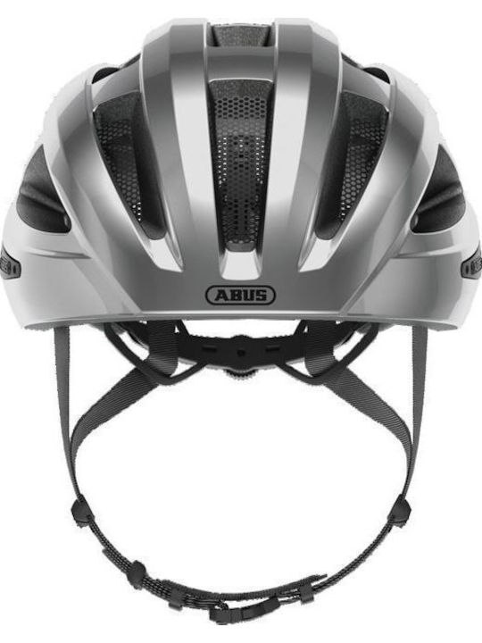 Abus Macator Bicycle Helmet Mountain / Road Silver