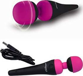 Palm Power Recharge Δονητής Μασάζ 19.5cm Black
